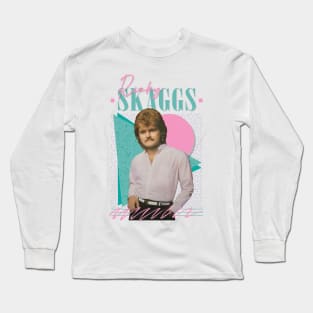 Ricky Skaggs \/\/\ Retro Style Fan Design Long Sleeve T-Shirt